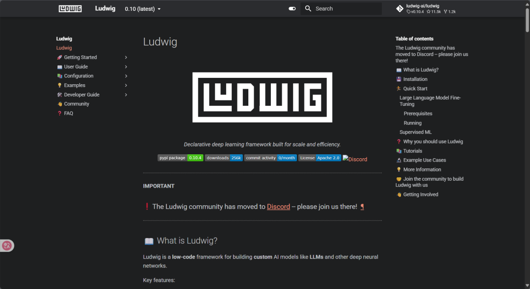 Declarative deep learning framework built for scale and efficiency