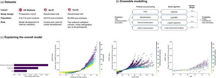 图1 用于确定肺癌筛查资格的UCL模型开发流程