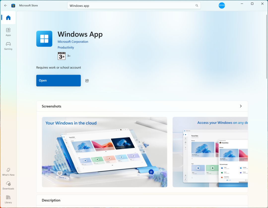 微软将从5月27日起删除商店中的远程桌面应用 用户需使用Windows App连接