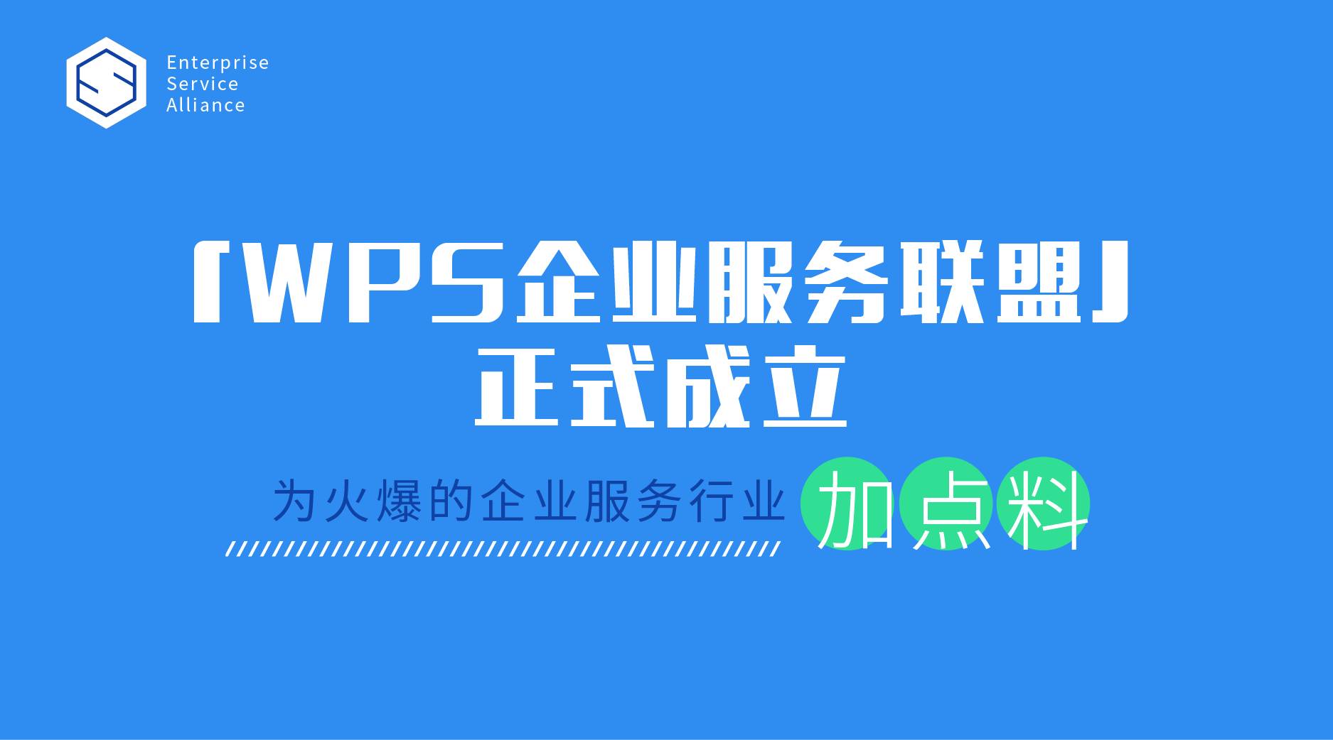 【九枝兰】撸起袖子打天下！「WPS企业服务联盟」正式成立-图片1