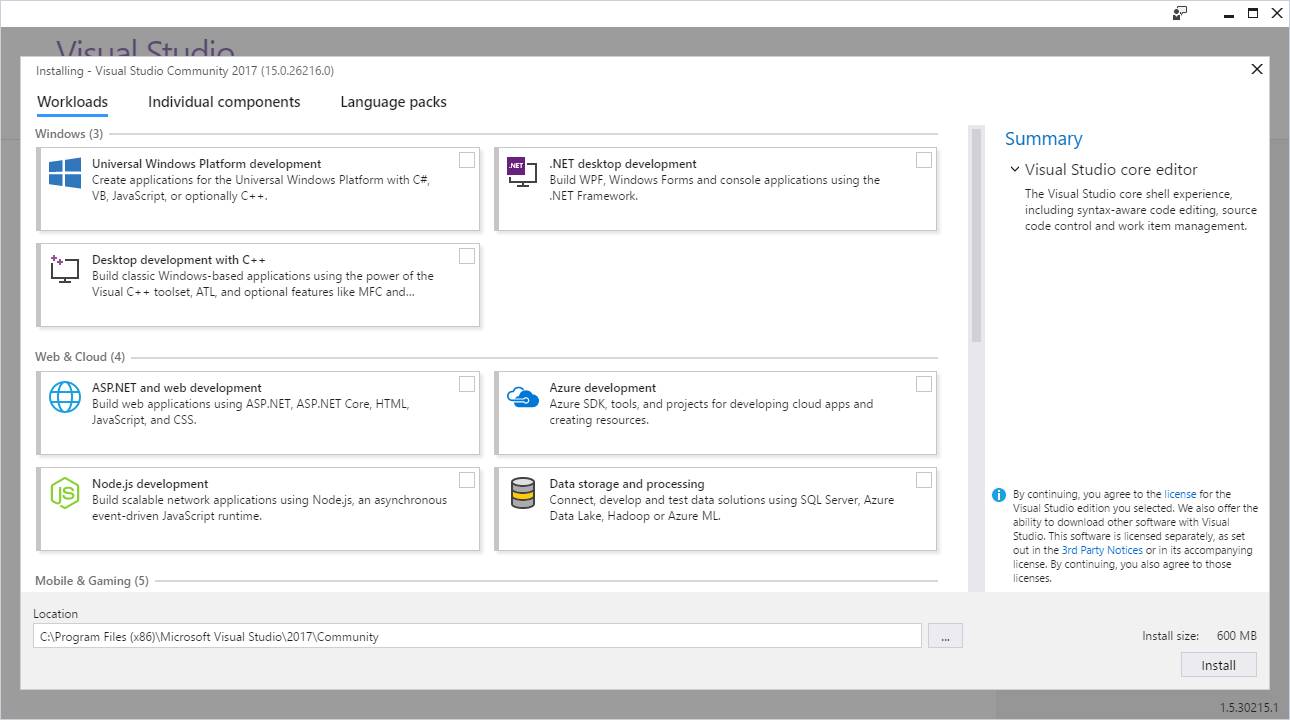 Visual Studio 2017 新功能（上）