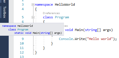 Visual Studio 2017 新功能（上）