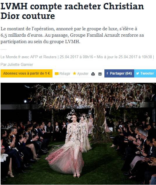 LV收购迪奥！这一切是这个法国最有钱男人在操控