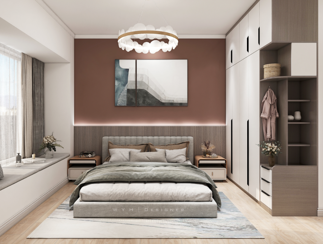 高颜值卧室，这样装真的是yyds！_19