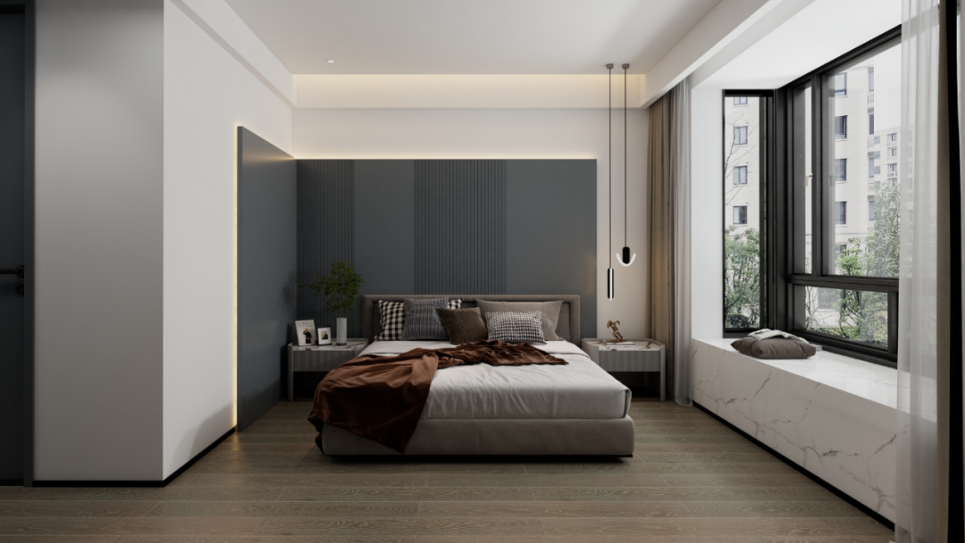 高颜值卧室，这样装真的是yyds！_11