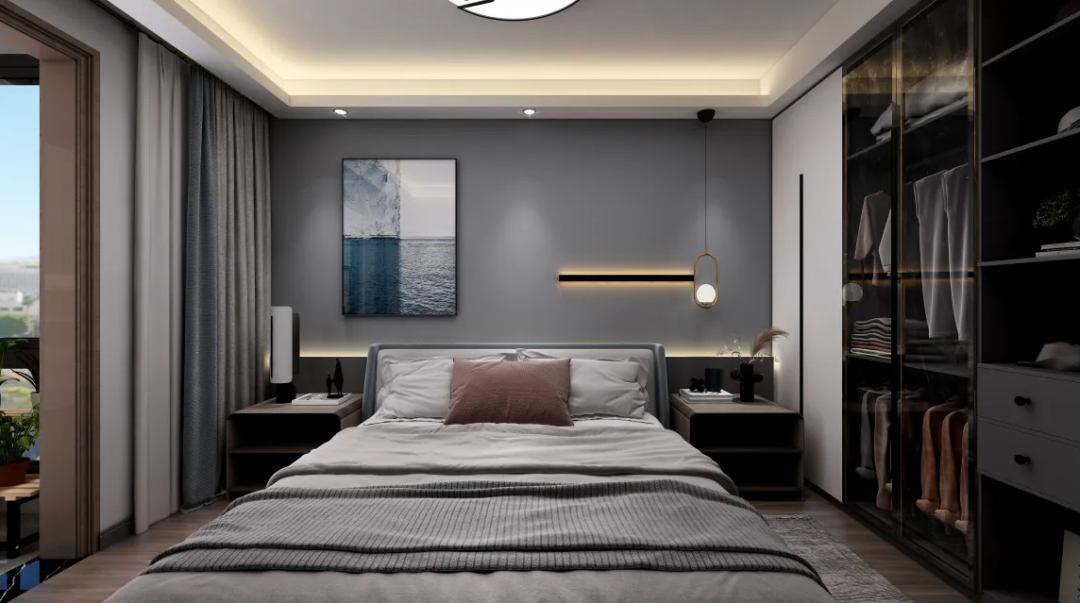 高颜值卧室，这样装真的是yyds！_7