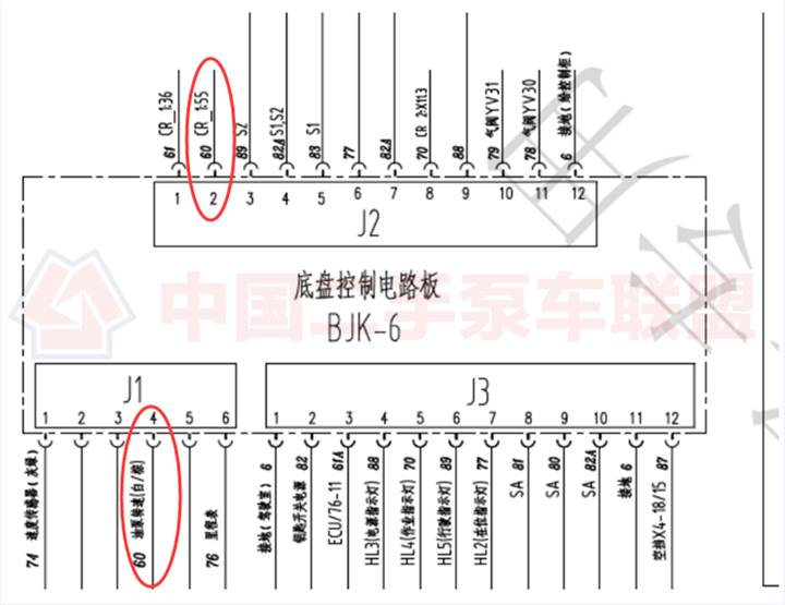 主泵转速控制线路如下