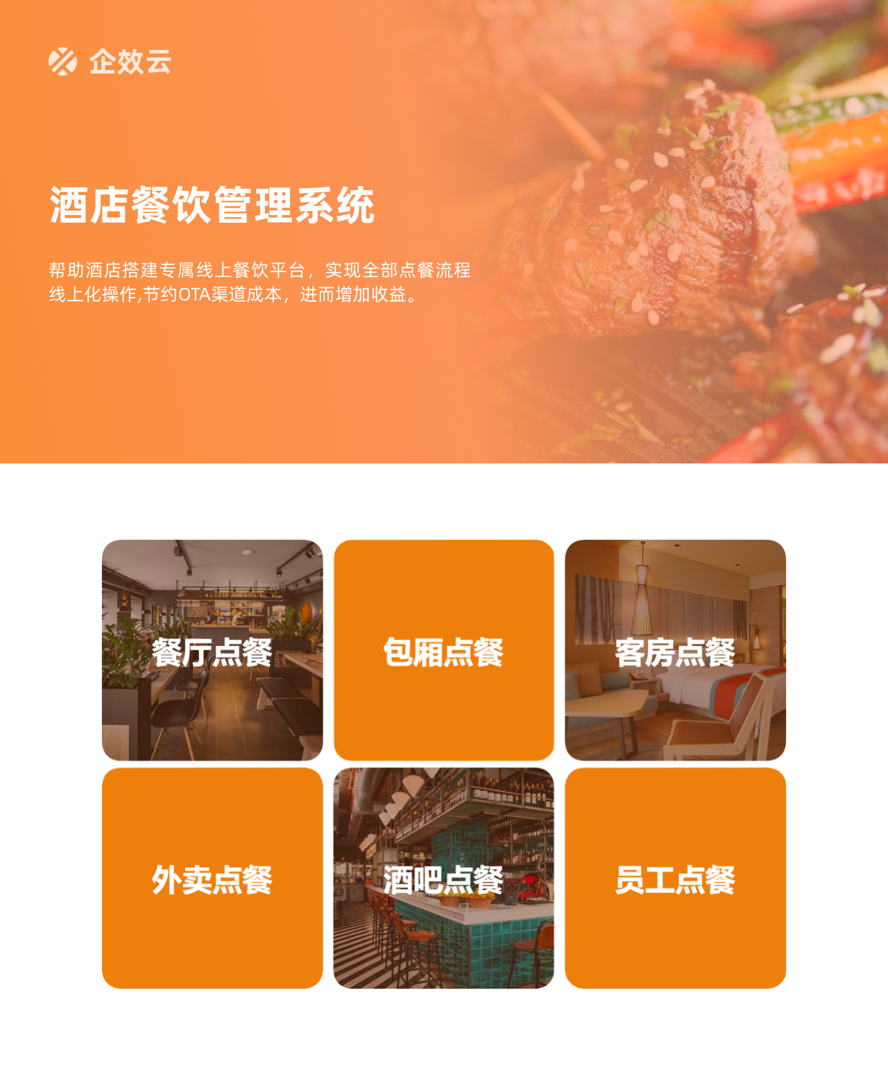 企效云酒店餐饮管理系统