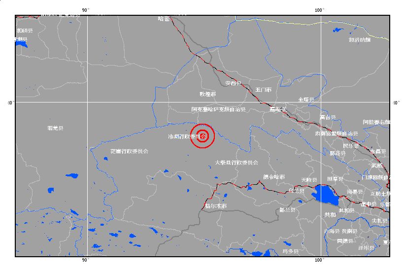 今日11:12:13,酒泉市阿克塞县发生4.5级地震图片