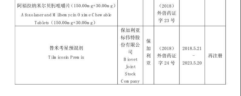 中华人民共和国农业农村部公告 第27号