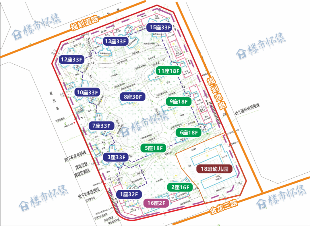 将建13栋住宅提供房源1390套怀集碧桂园金珑台规划披露