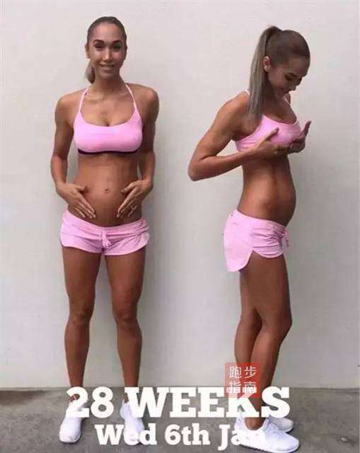 怀孕了还有腹肌马甲线,这个妈妈逆天了-怀孕期