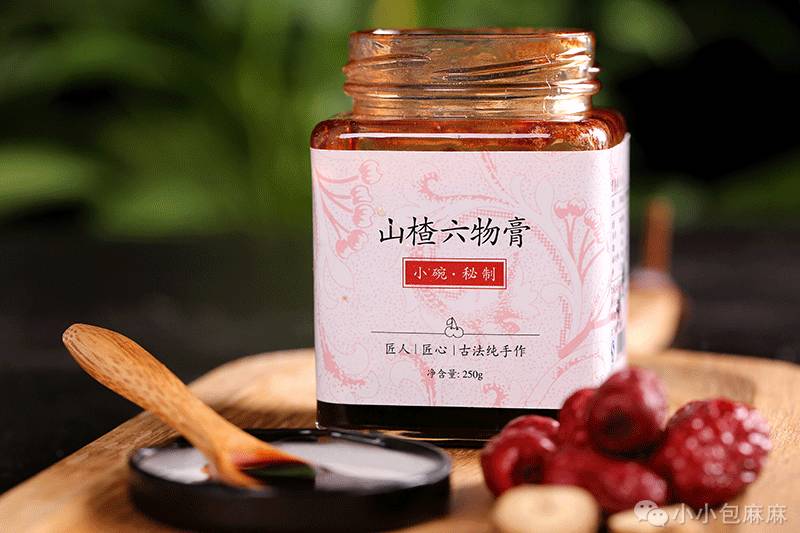 山楂膏可以强健脾胃,消食化滞