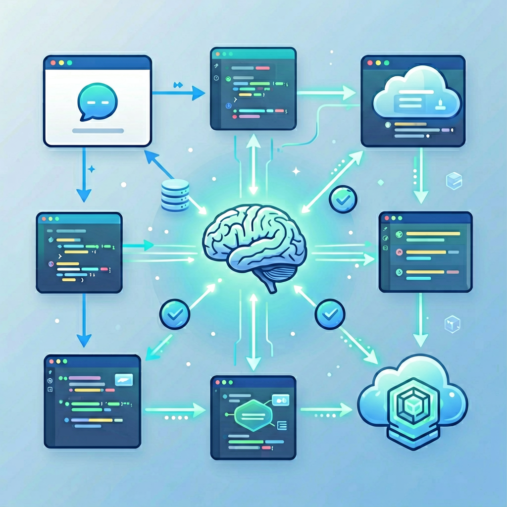 AI Agent对接示意图