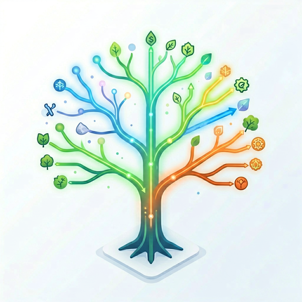 Git分支并行开发示意图
