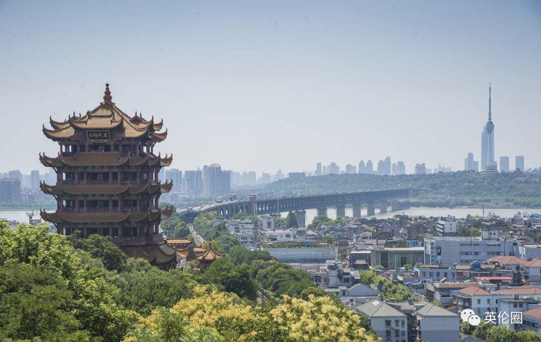黄鹤楼远景(图片来自视觉中国 武汉的快速发展 武汉民间一直都有