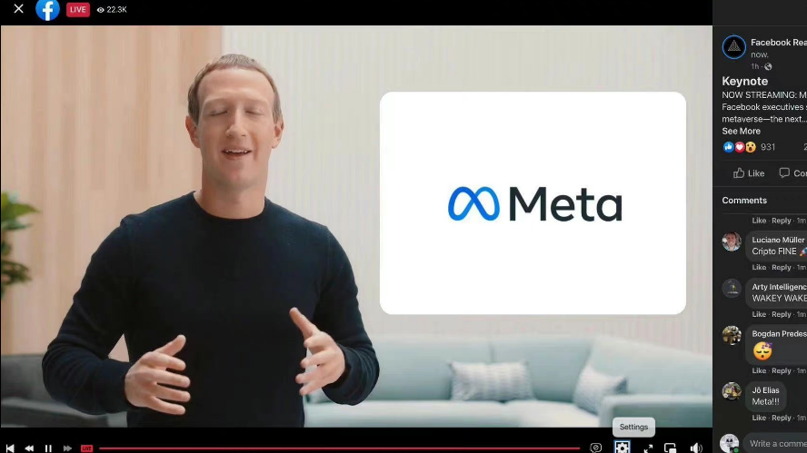 Facebook => Meta !!!圖片