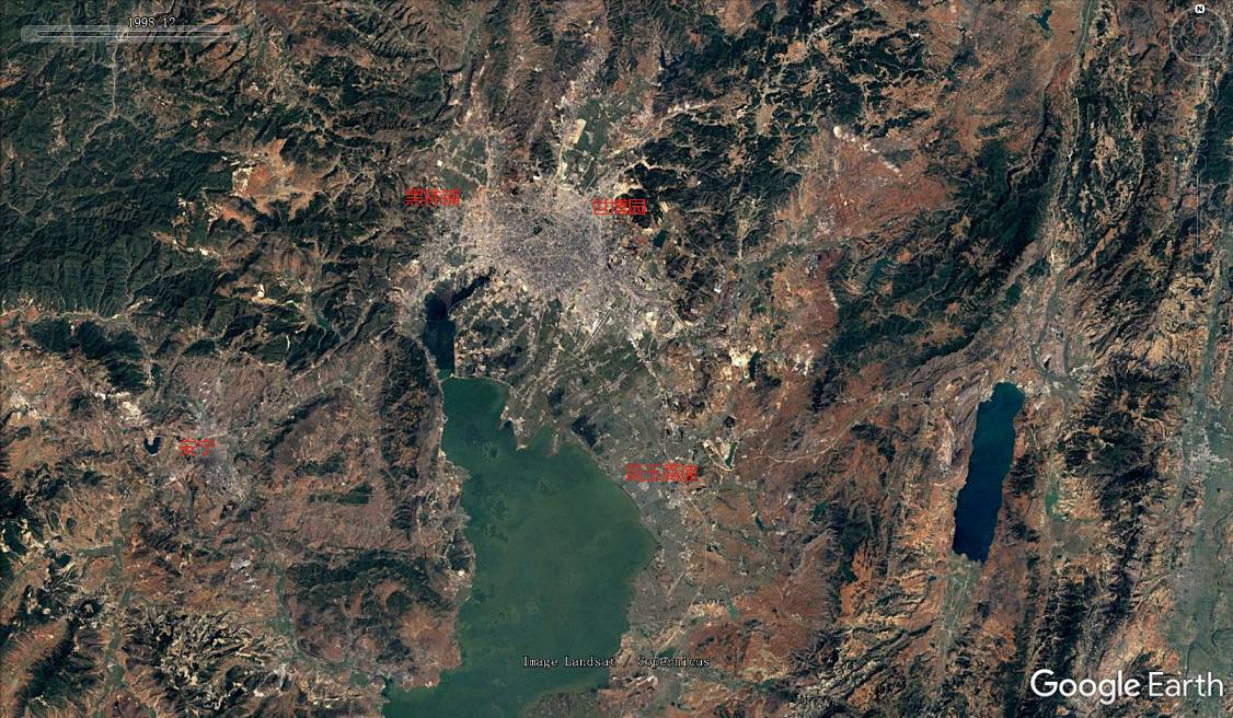 昆明城33年扩张史,来自谷歌卫星地图