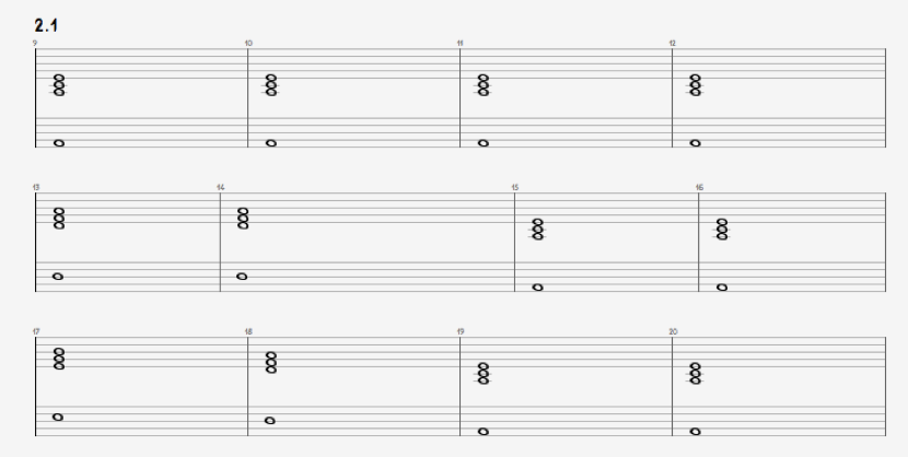 熟悉i iv v和声走向在上一期的教学中,我们练习了如何分辨大三和弦