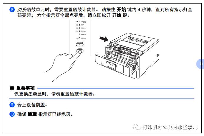 联想lj3700d lj3700dn lj3800dn 激光打印机 附硒鼓粉仓清零复位方法