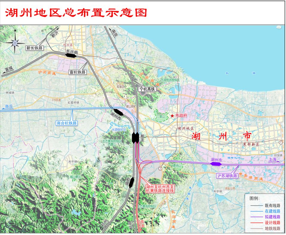 湖州高铁东站的规划,将 上海,南京,杭州更加紧密的链接