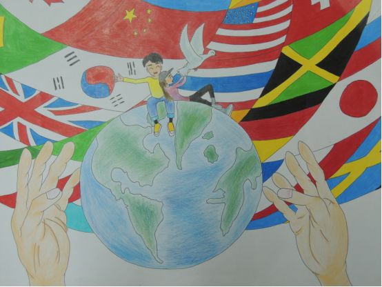 【获奖作品完整版公布榜】第八届"和平的旗帜"世界儿童呼唤和平绘画