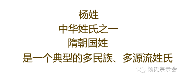 一 杨姓起源 自宗亲会平台开通以来, 很多人问杨氏起源于哪里 ?