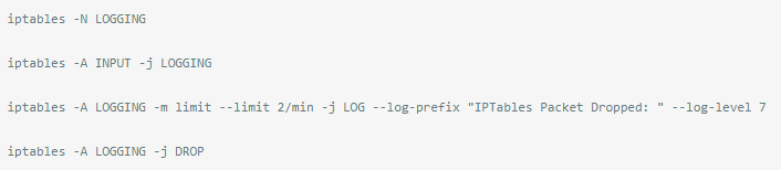25个常用的Linux iptables规则