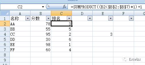 Excel中Sumproduct函数的有哪些使用方法