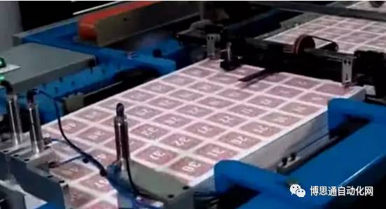 自动化扑克牌的生产制造流水线！