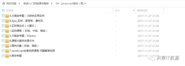 【资源篇】分享一整套前端web学习资料
