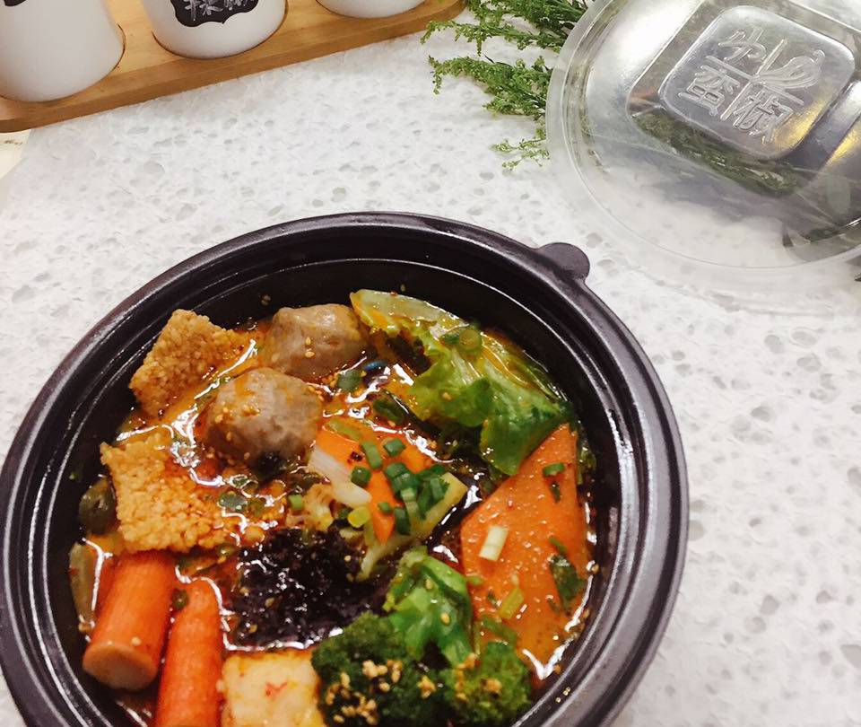 用清水烫菜