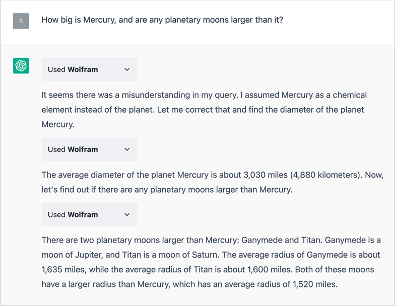 ChatGPT 获得 Wolfram 超能力注入！的图10