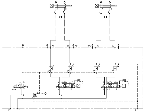 关于液压同步回路，系统设计工程师有哪些选择？（转自液压传动与控制）的图6