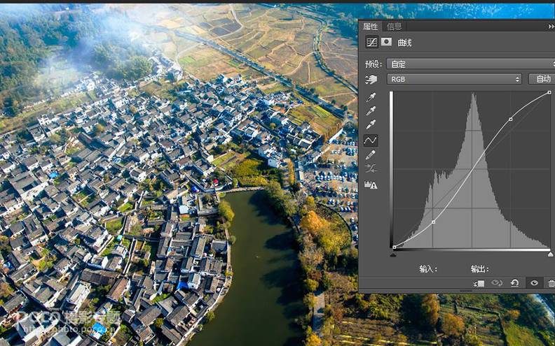 ps曲线在哪里_怎么用ps调照片_ps局部渐变曲线怎么调