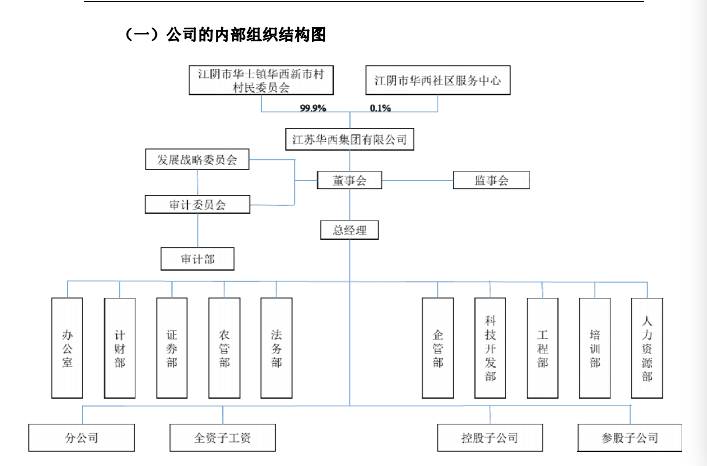 （华西集团组织结构图）