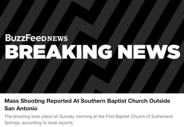 美国发生大规模枪击案，枪手血洗教堂-激流网