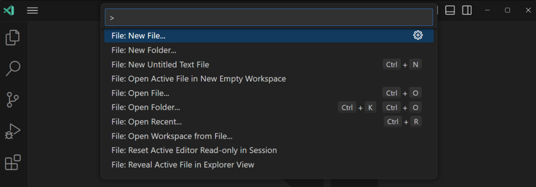 VSCode 命令面板