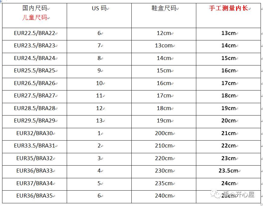 斯凯奇鞋码对照表:鞋码请参考鞋盒尺码(cm),鞋码不确定鞋盒尺码肯定准