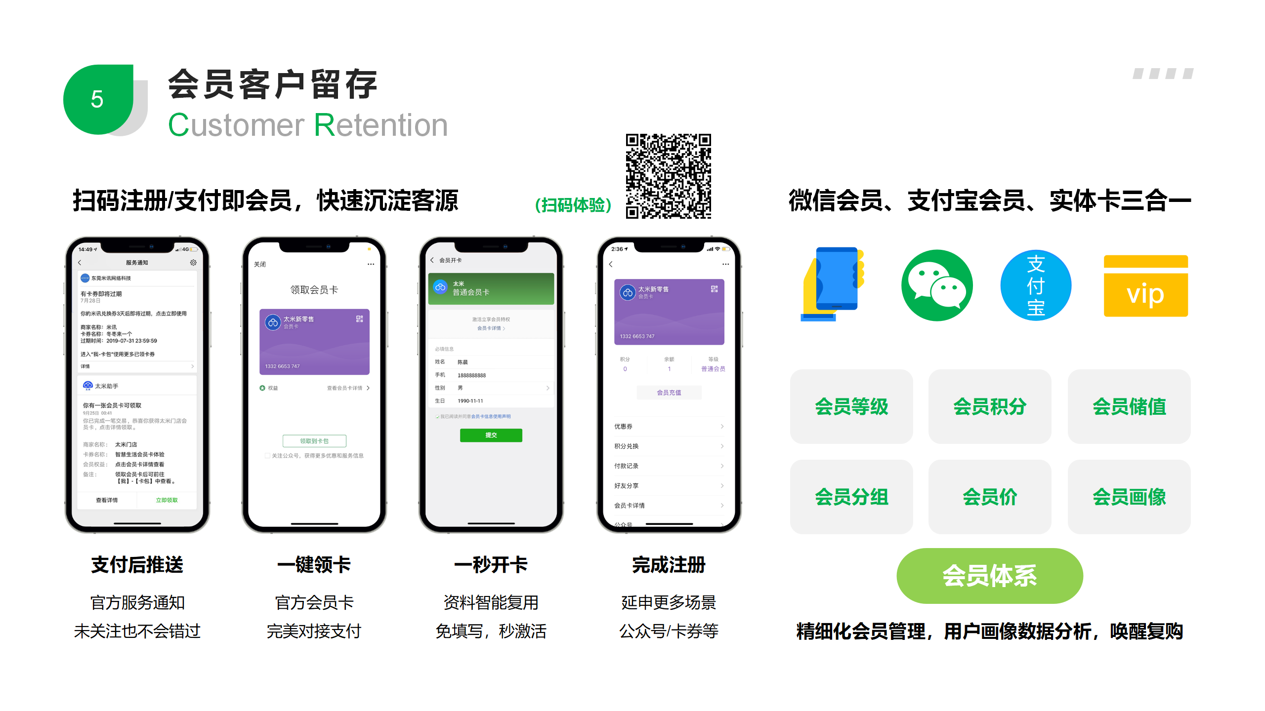 太米餐饮行业小程序解决方案