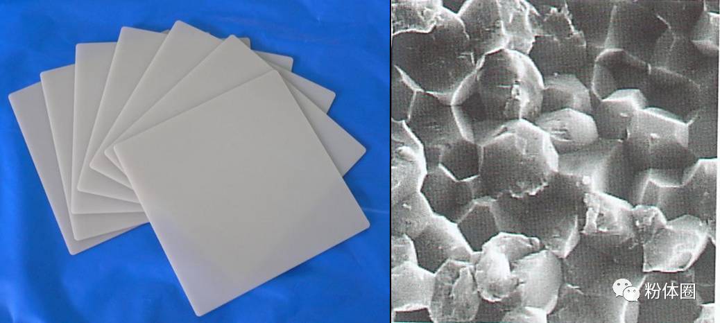 氮化铝陶瓷基片及微观结构