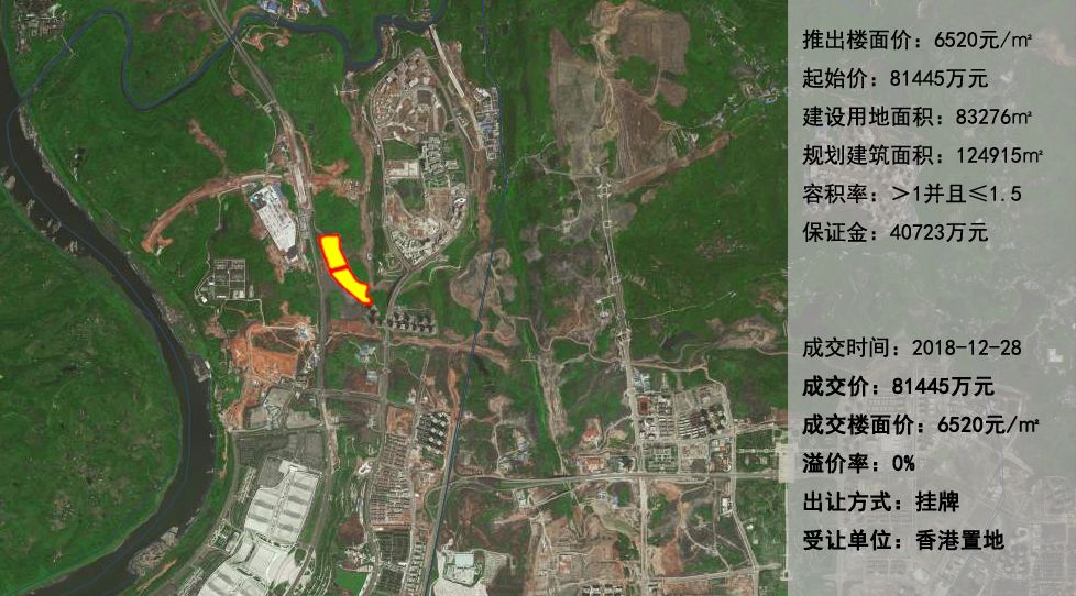 重庆土拍首现分期付款地块,香港置地8.14亿入驻悦来_吾谷网