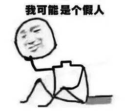 Perhaps I'm a fake person.