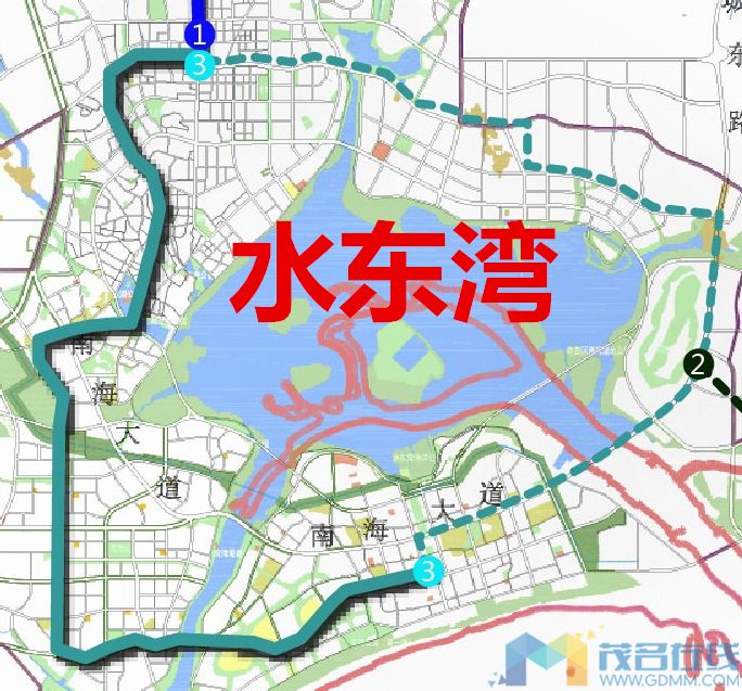 茂名将建brt线,有轨电车,高铁机场快线,水上巴士图片