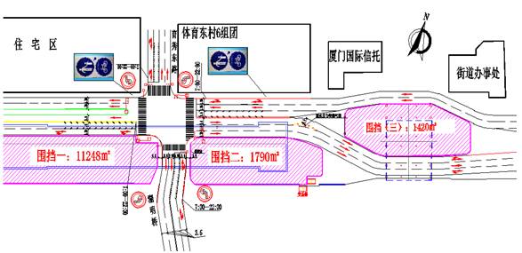 交通组织示意图