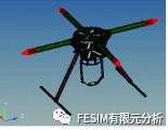 ABAQUS四旋翼无人飞行器仿真分析的图2