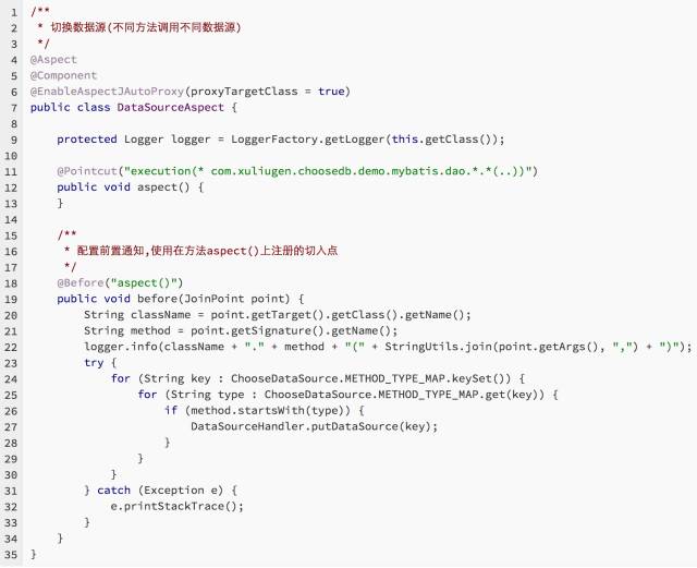 使用Spring AOP实现MySQL数据库读写分离案例分析