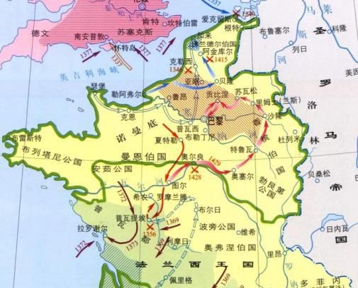 当时的法兰克国王"糊涂查理"在武力抵御维京人失败之后,试图把土地赐图片