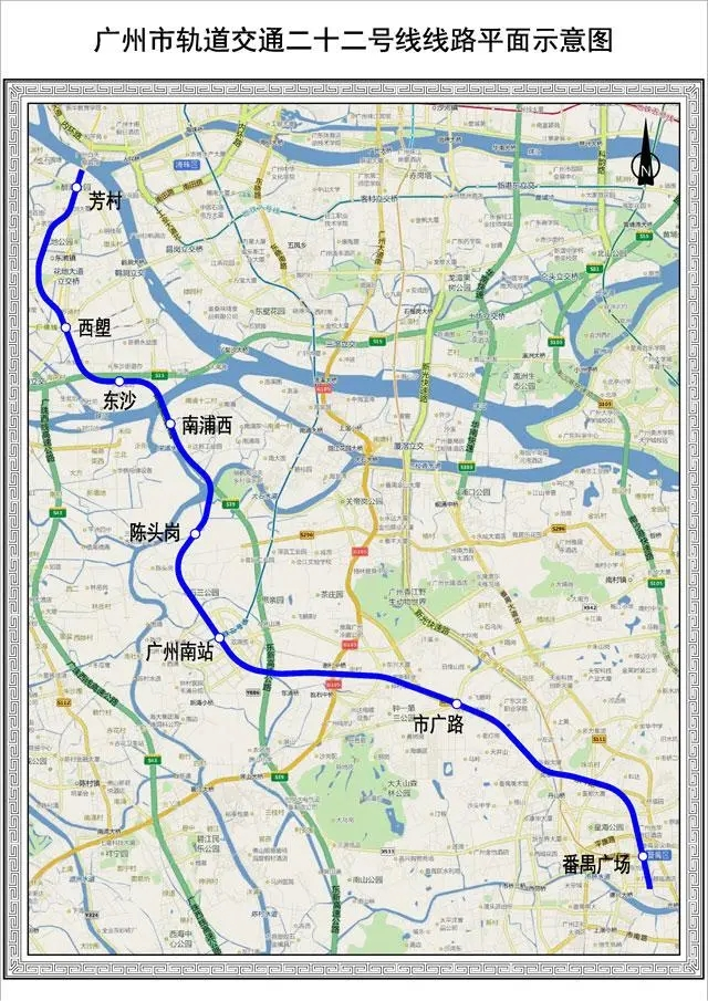 广州地铁16号线来了11座车站曝光住这里的人笑了