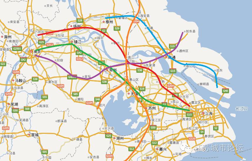 观点| 江苏沿江高铁这样的布局才符合全省利益 比现在的北沿江好